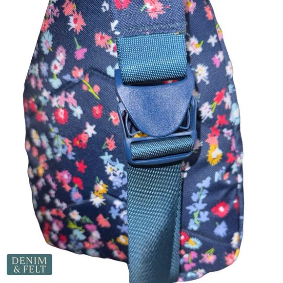 NEW Vera Bradley Essential Sling Backpack Scattered Wildflowers Quilted Floral main image 11